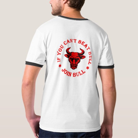 Rode stier t-shirt (Achterkant volledig)