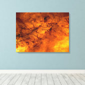 Rode stier van Lascaux Canvas Afdruk (Insitu (Houten vloer))