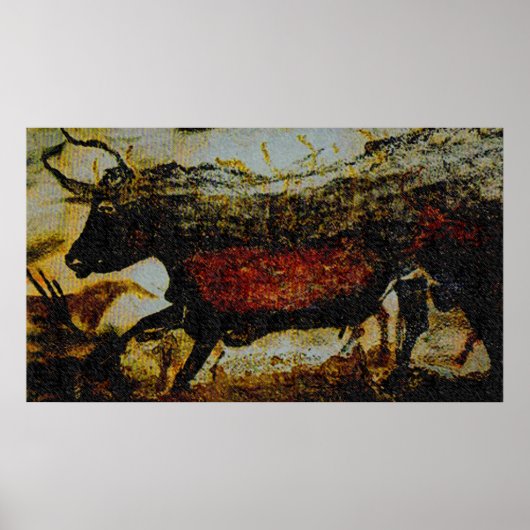 Rode stier van Lascaux Poster (Voorkant)