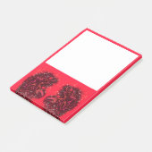 Rode stieren die op de Sterrennacht lopen Post-it® Notes (Schuin)