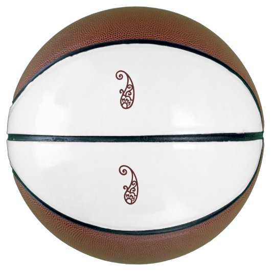 Rode stip basketbal (Voorkant)