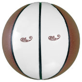Rode stip basketbal (Verticaal)