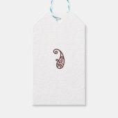 Rode stip cadeaulabel (Voorkant)