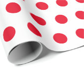 Rode stip cadeaupapier (Rol Hoek)