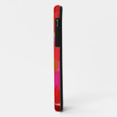 rode stip confetti Case-Mate iPhone case (Achterkant/links)