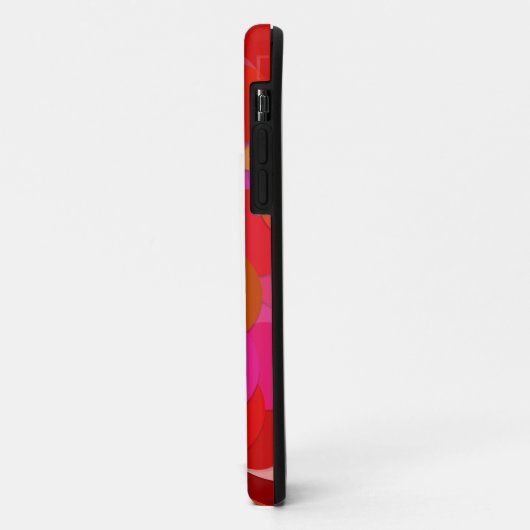 rode stip confetti Case-Mate iPhone case (Achterkant/links)