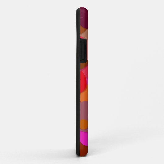 rode stip confetti Case-Mate iPhone case (Achterkant/rechts)