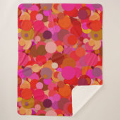 rode stip confetti deken (Voorkant)