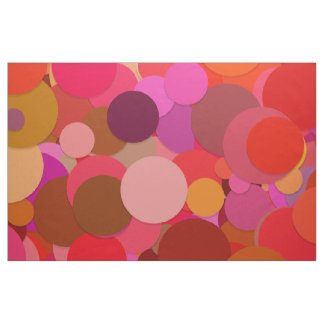 rode stip confetti stof