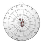 Rode stip dartbord (Voorkant)