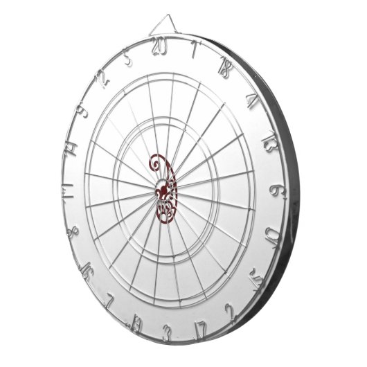 Rode stip dartbord (Voorkant Rechts)