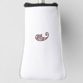 Rode stip golfheadcover (Draai 90)