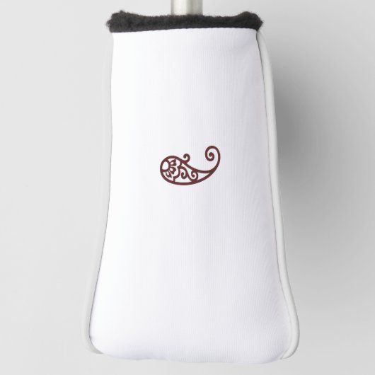 Rode stip golfheadcover (Draai 90)