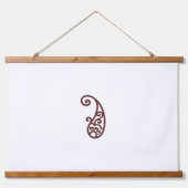 Rode stip hangend wandkleed (Voorkant 3)