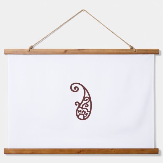 Rode stip hangend wandkleed (Voorkant 2)