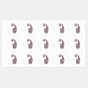 Rode stip labels