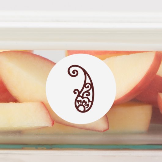 Rode stip labels (Aangebracht)