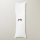 Rode stip lichaamskussen (Voorkant Verticaal)