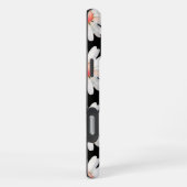 Rode Stip-Madeliefjes iPhone Hoesje (Rechterkant)