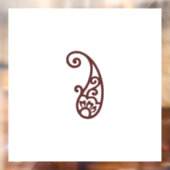 Rode stip raamsticker (Vel 2)