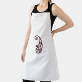 Rode stip schort (Insitu)