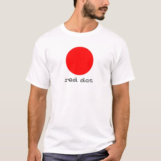 rode stip t-shirt (Voorkant)