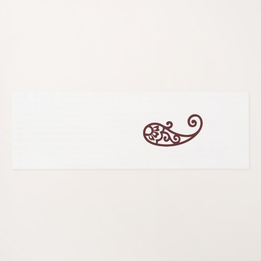 Rode stip yogamat (Achterkant (horizontaal))