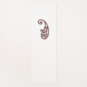 Rode stip yogamat (Voorkant)