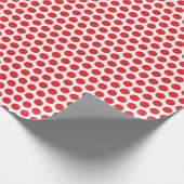 Rode Stippen Cadeaupapier (Hoek)