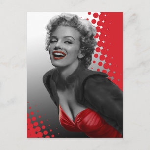 Rode Stippen Marilyn Briefkaart