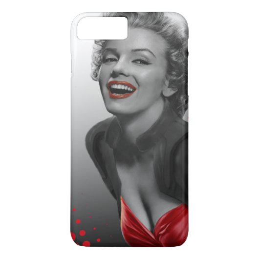 Rode Stippen Marilyn Case-Mate iPhone Case (Achterkant)