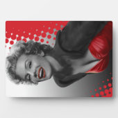 Rode Stippen Marilyn Fotoplaat (voorkant)