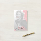 Rode Stippen Marilyn Post-it® Notes (Op bureau)