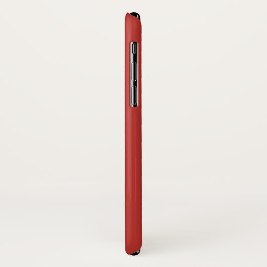 Rode Stippen Monogram Case-Mate iPhone Case (Achterkant/links)
