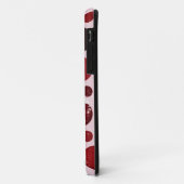 rode stippen naadloos grafisch Case-Mate iPhone case (Achterkant/links)