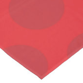 Rode Stippen op de Rode Kerstfeestdag Tafelkleed (Gekanteld)