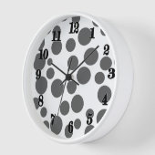 Rode stippen op een witte achtergrond (Hoek)