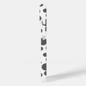 Rode stippen op een witte achtergrond Case-Mate iPhone case (Achterkant / Links)