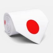 Rode Stippen Stropdas (Opgerold)