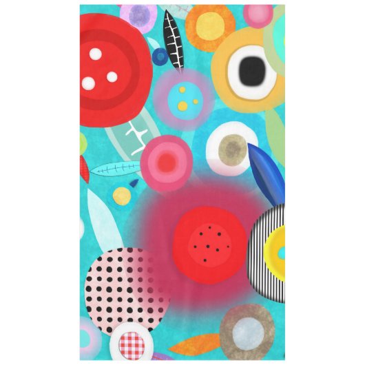 Rode Stippen Tafelkleed (Voorkant)