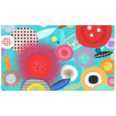 Rode Stippen Tafelkleed (Voorkant (Horizontaal))