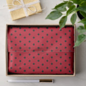 Rode Stippen Tissuepapier (Geschenk)