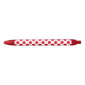 Rode Stippen Zwarte Inkt Pen (Voorkant)