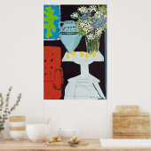 Rode stoel, matisse stijl poster (Keuken)