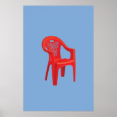 Rode Stoel Print  (Voorkant)