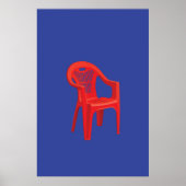 Rode Stoel Print (Voorkant)