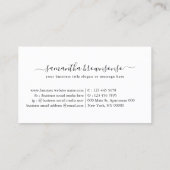 Rode stoeltje Sofa Visitekaartje (Achterkant)