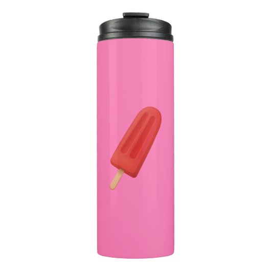 Rode stok ijs thermosbeker (Voorkant)