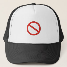 RODE STOP SYMBOOL WAARSCHUWING GRAPHIC TRUCKER PET