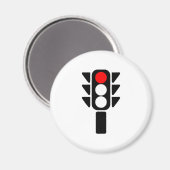 Rode Stoplight Magneet (Voorkant / Achterkant)